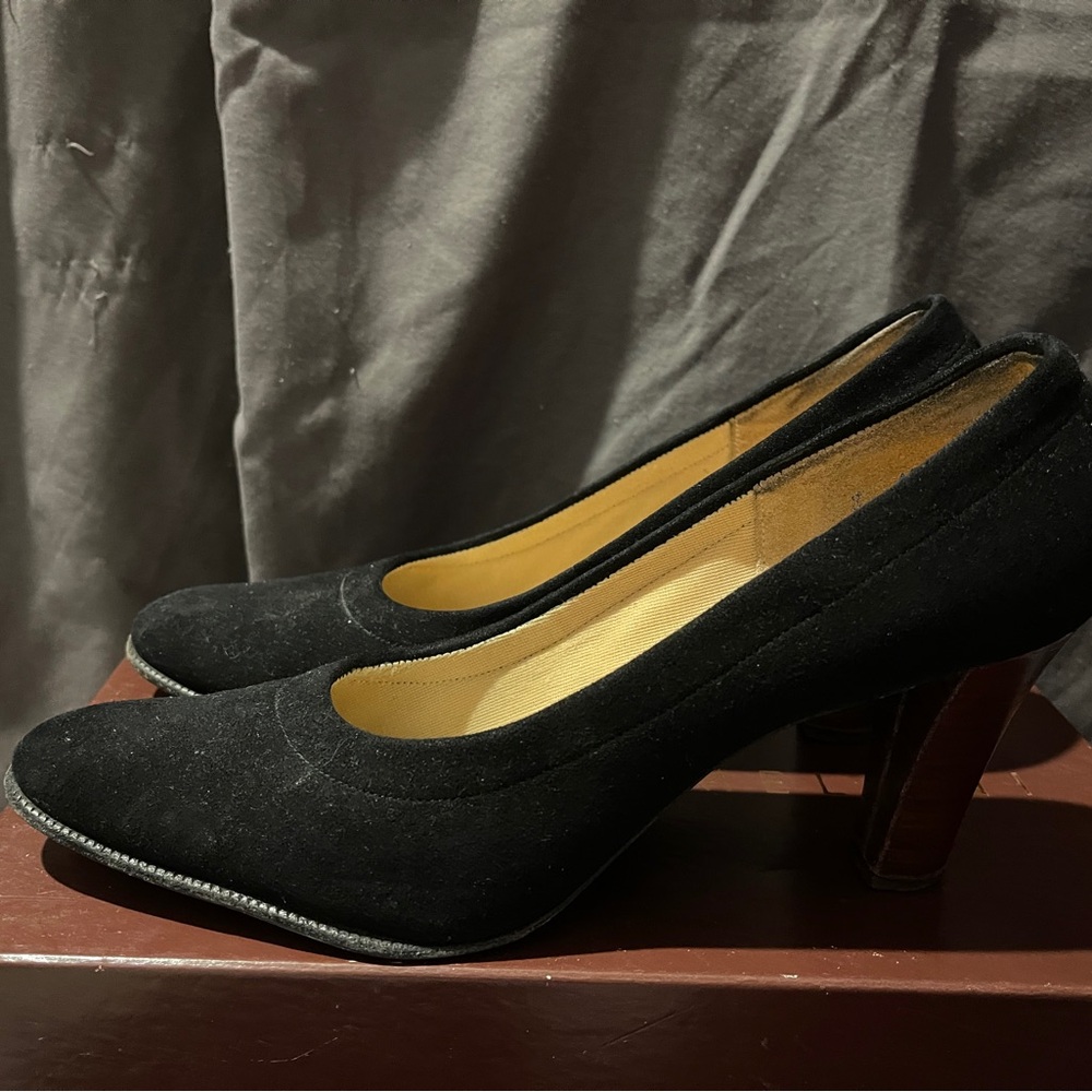 Vintage DeLISO Black Heels